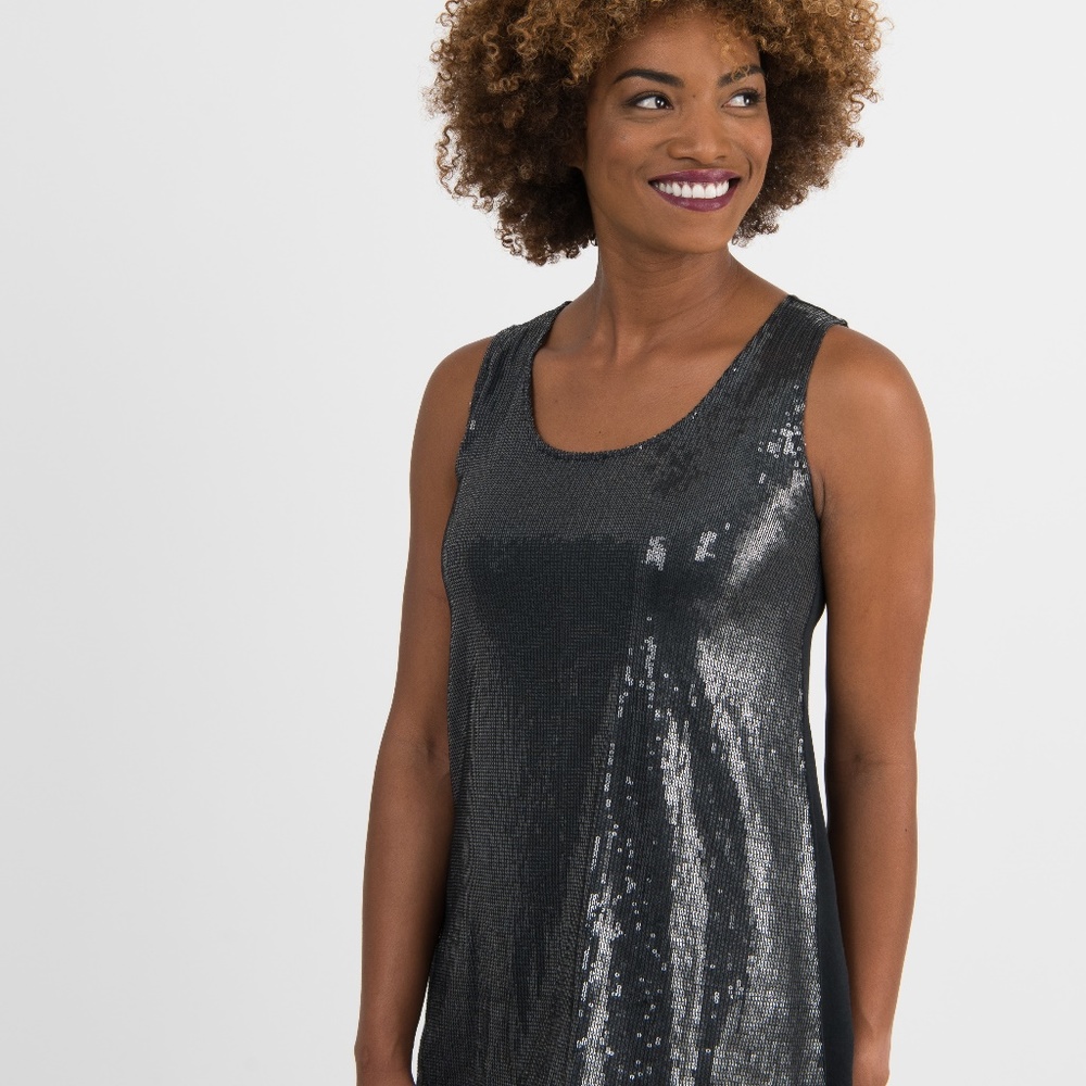 Agnes and Dora Essential Tank Sequin